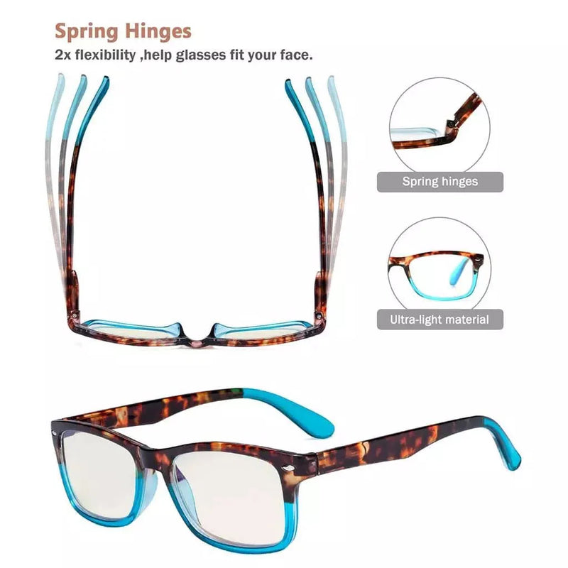 eyekeeper.com 3 Pack Two-toned Blue Light Filter Reading Glasses UVR075D Eyeglasses White Smoke 3 Pairs Mix / without magnification,3 Pairs Mix / +0.50,3 Pairs Mix / +0.75,3 Pairs Mix / +1.00,3 Pairs Mix / +1.25,3 Pairs Mix / +1.50,3 Pairs Mix / +1.75,3 Pairs Mix / +2.00,3 Pairs Mix / +2.25,3 Pairs Mix / +2.50,3 Pairs Mix / +3.00,3 Pairs Mix / +3.50