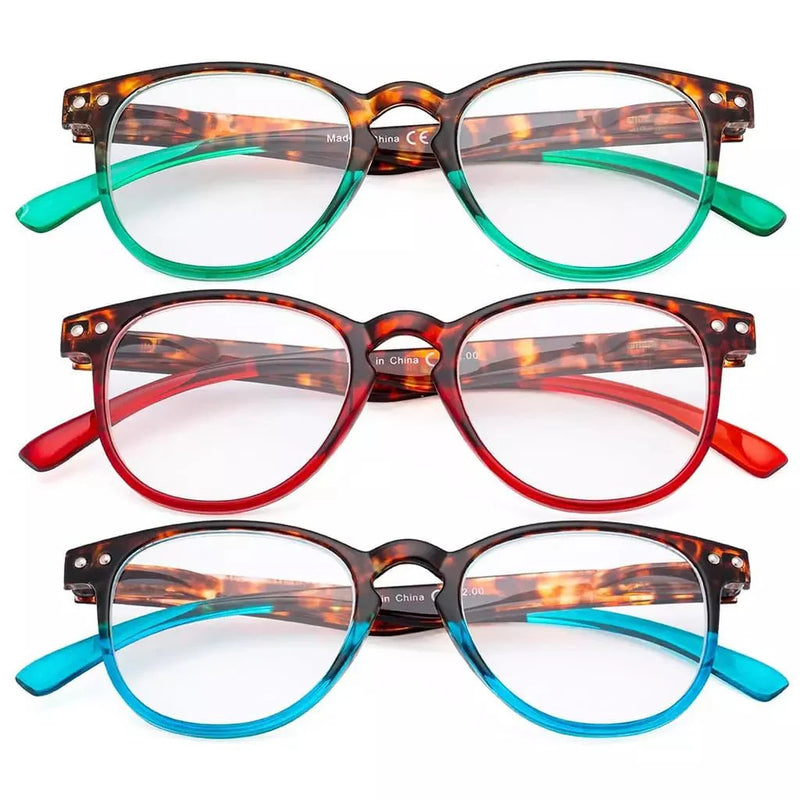 eyekeeper.com 3 Pack Vintage Stylish Reading Glasses R060D Eyeglasses White Smoke 3 Pairs Mix / +0.50,3 Pairs Mix / +0.75,3 Pairs Mix / +1.00,3 Pairs Mix / +1.25,3 Pairs Mix / +1.50,3 Pairs Mix / +1.75,3 Pairs Mix / +2.00,3 Pairs Mix / +2.25,3 Pairs Mix / +2.50,3 Pairs Mix / +2.75,3 Pairs Mix / +3.00,3 Pairs Mix / +3.50