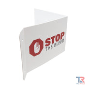 True Rescue Transforming STB Wall Sign Bleeding Control Sign Light Gray