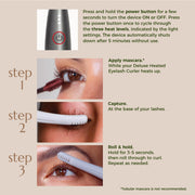 Chella deluxe heated eyelash curler Brow & Eye Light Gray