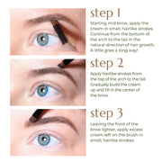 Chella eyebrow cream Brow & Eye White Smoke Beautiful Blonde,Luscious Light Brown,Tantalizing Taupe,Marvelous Medium Brown,Awesome Auburn,Dazzling Dark Brown,Delightful Deep Brown,Graceful Grey,Elegant Ebony