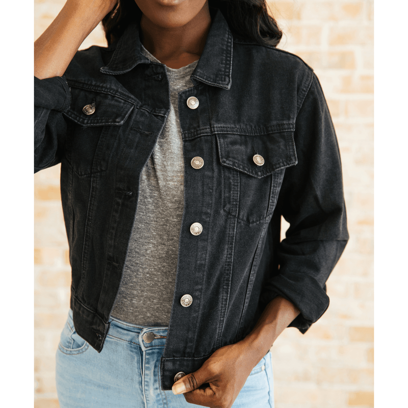 Sunflower Motherhood Black Denim Mama Jacket Clothing Light Gray Small,Medium,Large,Extra Large