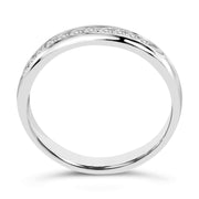 Bids.com 18K White Gold 1/4 Cttw Channel Set Brilliant Round-Cut Diamond Classic 11 Stone Wedding Band Ring (E-F Color, I1-I2 Clarity) - Size 5 Rings White Smoke 10 / 18k White Gold,8 / 18k White Gold,6 / White.Gold,5 / White.Gold,7 / White.Gold,9 / White.Gold