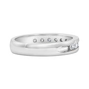 Bids.com IGI Certified 1/2 Cttw Round Brilliant Cut Diamond 18K White Gold Channel Set Eternity Style Wedding Band Ring (H-I Color, I1-I2 Clarity) - Size 7 Rings Lavender 7 / White.Gold,9 / White.Gold,8.5 / White.Gold,8 / White.Gold,7.5 / White.Gold,6.5 / White.Gold,6 / White.Gold,5.5 / White.Gold,5 / White.Gold