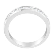 Bids.com IGI Certified 1.0 Cttw Diamond 18K White Gold Channel-Set Half-Eternity Band Wedding Ring (E-F Color, I1-I2 Clarity) - Size 5-1/2 Rings White Smoke 6 / White.Gold,5.5 / White.Gold,7 / White.Gold,10 / White.Gold,9.5 / White.Gold,9 / White.Gold,8.5 / White.Gold,8 / White.Gold,7.5 / White.Gold,6.5 / White.Gold,5 / White.Gold