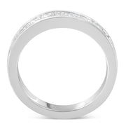Bids.com Women's 18K White Gold Princess Cut Diamond Band Ring (1 Cttw, G-H Color, SI1-SI2 Clarity) - Size 6 Rings White Smoke 7.5 / White.Gold,7 / White.Gold,6.75 / White.Gold,6 / White.Gold