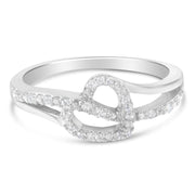 Bids.com .925 Sterling Silver 1/8 Cttw Diamond Open Heart Leaf Curvy Bypass Accent Fashion or Promise Ring (I-J Color, I2-I3 Clarity) - Size 6 Rings White Smoke 7 / White.Sterling Silver,8 / White.Sterling Silver,7.75 / White.Sterling Silver,7.5 / White.Sterling Silver,7.25 / White.Sterling Silver,6.75 / White.Sterling Silver,6.5 / White.Sterling Silver,6.25 / White.Sterling Silver,6 / White.Sterling Silver