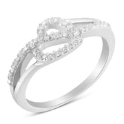 Bids.com .925 Sterling Silver 1/8 Cttw Diamond Open Heart Leaf Curvy Bypass Accent Fashion or Promise Ring (I-J Color, I2-I3 Clarity) - Size 6 Rings White Smoke 7 / White.Sterling Silver,8 / White.Sterling Silver,7.75 / White.Sterling Silver,7.5 / White.Sterling Silver,7.25 / White.Sterling Silver,6.75 / White.Sterling Silver,6.5 / White.Sterling Silver,6.25 / White.Sterling Silver,6 / White.Sterling Silver