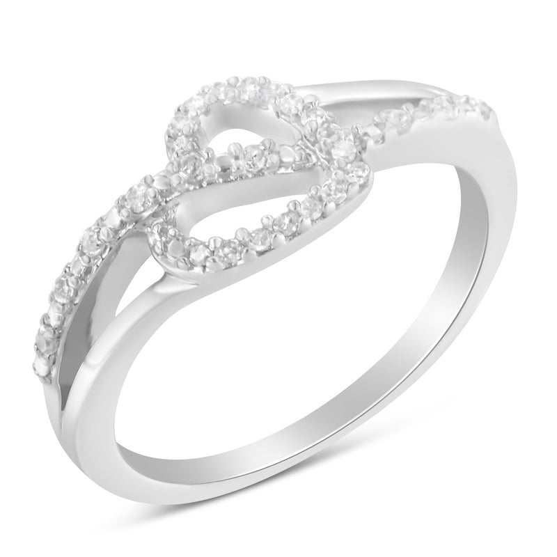 Bids.com .925 Sterling Silver 1/8 Cttw Diamond Open Heart Leaf Curvy Bypass Accent Fashion or Promise Ring (I-J Color, I2-I3 Clarity) - Size 6 Rings White Smoke 7 / White.Sterling Silver,8 / White.Sterling Silver,7.75 / White.Sterling Silver,7.5 / White.Sterling Silver,7.25 / White.Sterling Silver,6.75 / White.Sterling Silver,6.5 / White.Sterling Silver,6.25 / White.Sterling Silver,6 / White.Sterling Silver