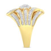 Bids.com 10K Yellow Gold Diamond Ring (1 Cttw, I-J Color, I2-I3 Clarity) - Size 7 Rings White Smoke 8 / Yellow.Gold,6 / Yellow.Gold,7 / Yellow.Gold,6.5 / Yellow.Gold,7.5 / Yellow.Gold