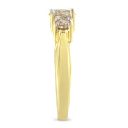 Bids.com 10K Yellow Gold Three Stone Diamond Band Ring (1.00 cttw, J-K Color, I2-I3 Clarity) Rings White Smoke 7 / Yellow.Gold,6 / Yellow.Gold,8 / Yellow.Gold,7.75 / Yellow.Gold,7.5 / Yellow.Gold,7.25 / Yellow.Gold,6.75 / Yellow.Gold,6.5 / Yellow.Gold,6.25 / Yellow.Gold