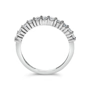 Bids.com IGI Certified 1/2 Cttw Diamond 10K White Gold Prong Set Fluted Band Style Ring (I-J Color, I2-I3 Clarity) - Size 7 Rings White Smoke 7 / White.Gold,6 / White.Gold,8 / White.Gold,9 / White.Gold