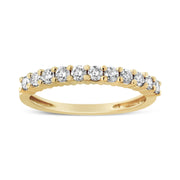 Bids.com IGI Certified 1/2 Cttw Diamond 10K Yellow Gold Prong Set Fluted Band Style Wedding Ring (J-K Color, I1-I2 Clarity) - Size 7 Rings White Smoke 7 / Yellow.Gold,6 / Yellow.Gold,8 / Yellow.Gold,9 / Yellow.Gold