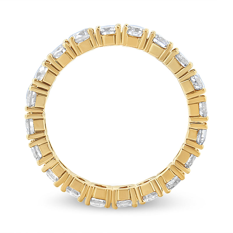 Bids.com 14K Yellow Gold 2.00 Cttw Shared Prong Set Round Cut Diamond Eternity Band (J-K Color, VS1-VS2 Clarity) - Ring Size 6.75 Rings White Smoke 6.75 / Yellow.Gold,8 / Yellow.Gold,6 / Yellow.Gold,7 / Yellow.Gold,6.5 / Yellow.Gold