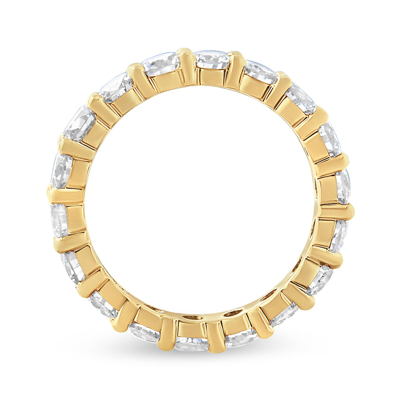 Bids.com 14K Yellow Gold 3.00 Cttw Shared Prong Set Round Cut Diamond Eternity Band (J-K Color, VS1-VS2 Clarity) - Ring Size 7 Rings White Smoke 8 / Yellow.Gold,6 / Yellow.Gold,9 / Yellow.Gold,7 / Yellow.Gold