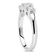 Bids.com 14K White Gold  3/4 Cttw Lab Grown Diamond 3 Stone Ring Band (F-G Color, VS2-SI1 Clarity)- Size 7 Rings White Smoke 7 / White.Gold,9 / White.Gold,6 / White.Gold,8 / White.Gold,5 / White.Gold