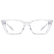 eyekeeper.com PcFav | Frame Only & No Prescription Eyeglasses White Smoke Clear / Frame Only,Clear / Clear Lens With No Vision Correction