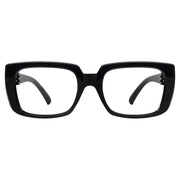 eyekeeper.com 30% Blue Light Blocking Glasses Metalless Screwless Eyeglasses NR9107-B15 Eyeglasses Black Black / without magnification