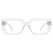 eyekeeper.com 30% Blue Light Blocking Glasses Metalless Screwless Eyeglasses NR9107-B15 Eyeglasses White Smoke Clear / without magnification