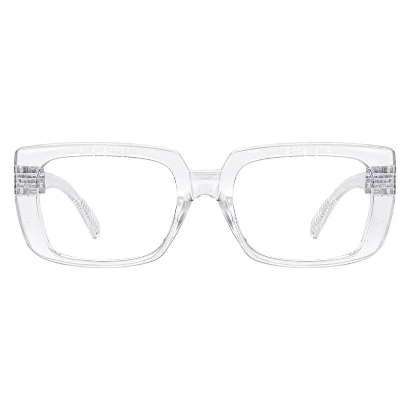 eyekeeper.com 30% Blue Light Blocking Glasses Metalless Screwless Eyeglasses NR9107-B15 Eyeglasses White Smoke Clear / without magnification