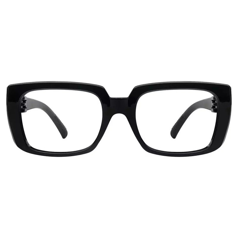 eyekeeper.com 30% Blue Light Blocking Glasses Metalless Screwless Eyeglasses NR9107-B15 Eyeglasses White Smoke Black / without magnification