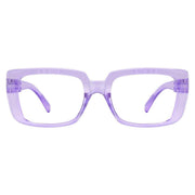 eyekeeper.com 30% Blue Light Blocking Glasses Metalless Screwless Eyeglasses NR9107-B15 Eyeglasses Thistle Purple / without magnification
