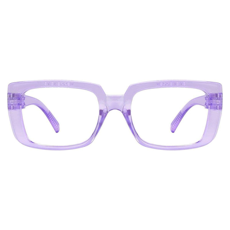 eyekeeper.com 30% Blue Light Blocking Glasses Metalless Screwless Eyeglasses NR9107-B15 Eyeglasses Thistle Purple / without magnification