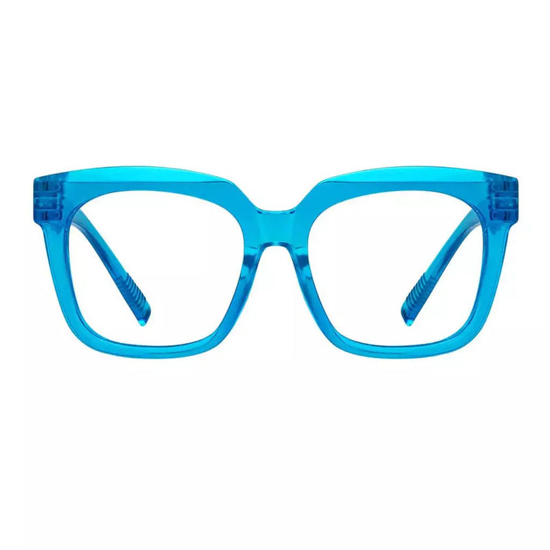 eyekeeper.com 30% Blue Light Blocking Glasses Metalless Screwless Eyewear R2144-B15 Eyeglasses White Smoke Light Blue / without magnification