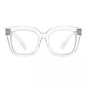 eyekeeper.com 30% Blue Light Blocking Glasses Metalless Screwless Eyewear R2144-B15 Eyeglasses White Smoke Clear / without magnification