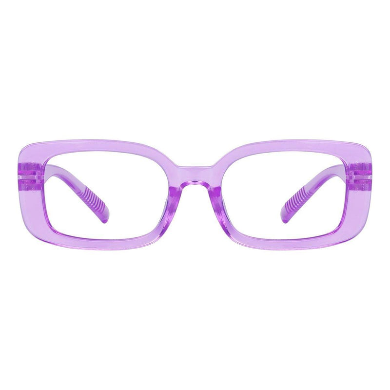 eyekeeper.com 30% Blue Light Blocking Glasses Metalless Screwless Eyewear R2502-B15 Eyeglasses Plum Purple / without magnification