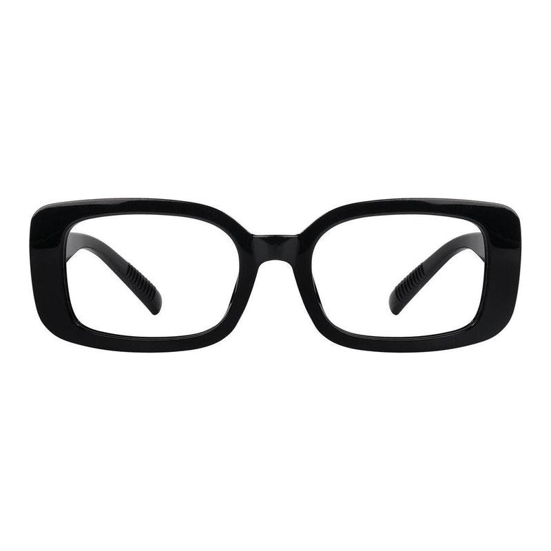 eyekeeper.com 30% Blue Light Blocking Glasses Metalless Screwless Eyewear R2502-B15 Eyeglasses Black Black / without magnification