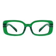 eyekeeper.com 30% Blue Light Blocking Glasses Metalless Screwless Eyewear R2502-B15 Eyeglasses Sea Green Green / without magnification