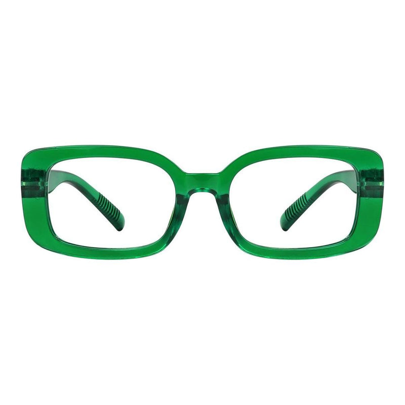 eyekeeper.com 30% Blue Light Blocking Glasses Metalless Screwless Eyewear R2502-B15 Eyeglasses Sea Green Green / without magnification