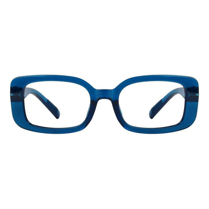 eyekeeper.com 30% Blue Light Blocking Glasses Metalless Screwless Eyewear R2502-B15 Eyeglasses Dark Slate Gray Blue / without magnification