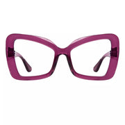 eyekeeper.com 30% Blue Light Blocking Metalless Screwless Glasses R2315-B15 Eyeglasses White Smoke Purple Red / without magnification