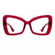 eyekeeper.com 30% Blue Light Blocking Metalless Screwless Glasses R2315-B15 Eyeglasses White Smoke Red / without magnification