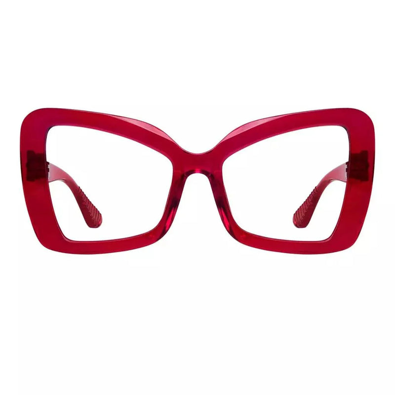eyekeeper.com 30% Blue Light Blocking Metalless Screwless Glasses R2315-B15 Eyeglasses White Smoke Red / without magnification