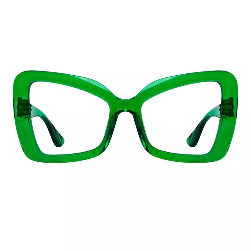 eyekeeper.com 30% Blue Light Blocking Metalless Screwless Glasses R2315-B15 Eyeglasses White Smoke Green / without magnification