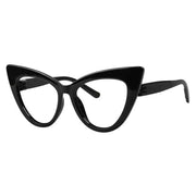 eyekeeper.com 30% Blue Light Blocking Oversized Cat-eye Screwless Glasses R2318-B15 Eyeglasses White Smoke Black / without magnification,Light Blue / without magnification,Green / without magnification,Rose / without magnification,Purple Red / without magnification,Red / without magnification