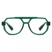 eyekeeper.com 30% Blue Light Blocking Pilot Screwless Glasses NR2309-B15 Eyeglasses White Smoke Green / without magnification