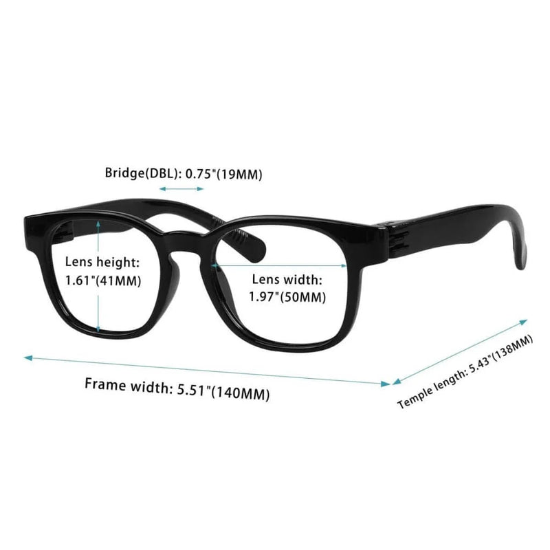 eyekeeper.com 30% Blue Light Blocking Square Metalless Glasses NR144-B15 Eyeglasses White Smoke Black / without magnification,Pink / without magnification,Green / without magnification,Rose / without magnification,Violet / without magnification,Red / without magnification