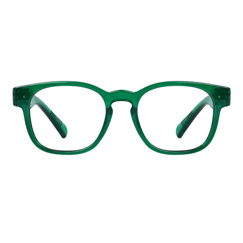 eyekeeper.com PcFaq | Frame Only & No Prescription Eyeglasses White Smoke Green / Frame Only,Green / Clear Lens With No Vision Correction