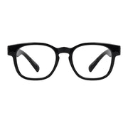eyekeeper.com 30% Blue Light Blocking Square Metalless Glasses NR144-B15 Eyeglasses White Smoke Black / without magnification