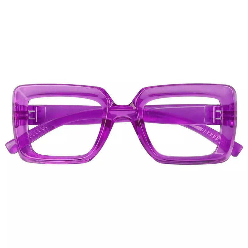 eyekeeper.com 30% Blue Light Blocking Trendy Metalless Screwless Eyewear NR2101-B15 Eyeglasses White Smoke Black / without magnification,Brown / without magnification,Green / without magnification,Purple / without magnification,Red / without magnification,Rose / without magnification