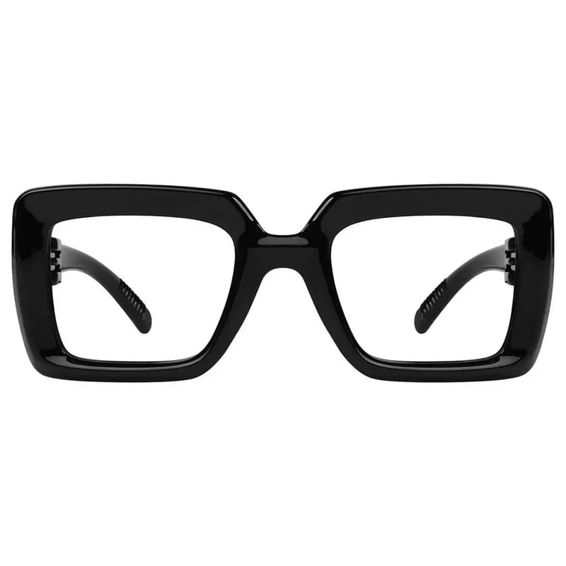 eyekeeper.com 30% Blue Light Blocking Trendy Metalless Screwless Eyewear NR2101-B15 Eyeglasses White Smoke Black / without magnification
