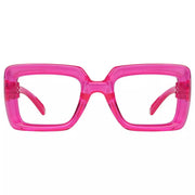 eyekeeper.com 30% Blue Light Blocking Trendy Metalless Screwless Eyewear NR2101-B15 Eyeglasses White Smoke Rose / without magnification