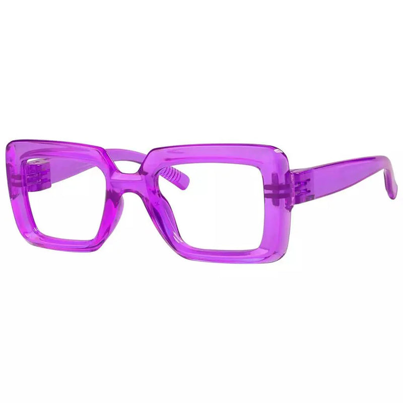 eyekeeper.com 30% Blue Light Blocking Trendy Metalless Screwless Eyewear NR2101-B15 Eyeglasses White Smoke Black / without magnification,Brown / without magnification,Green / without magnification,Purple / without magnification,Red / without magnification,Rose / without magnification