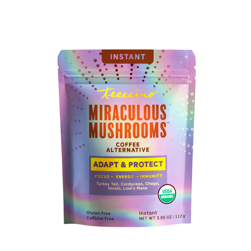 Teeccino Miraculous Mushrooms® Adapt & Protect Instant Herbal Coffee Instant Coffee Black Instant