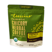 Teeccino Instant French Roast Herbal Coffee Instant Coffee Dark Olive Green Instant