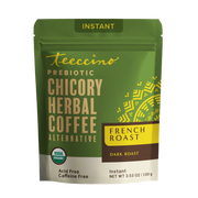 Teeccino Instant French Roast Herbal Coffee Instant Coffee Dark Olive Green 85g